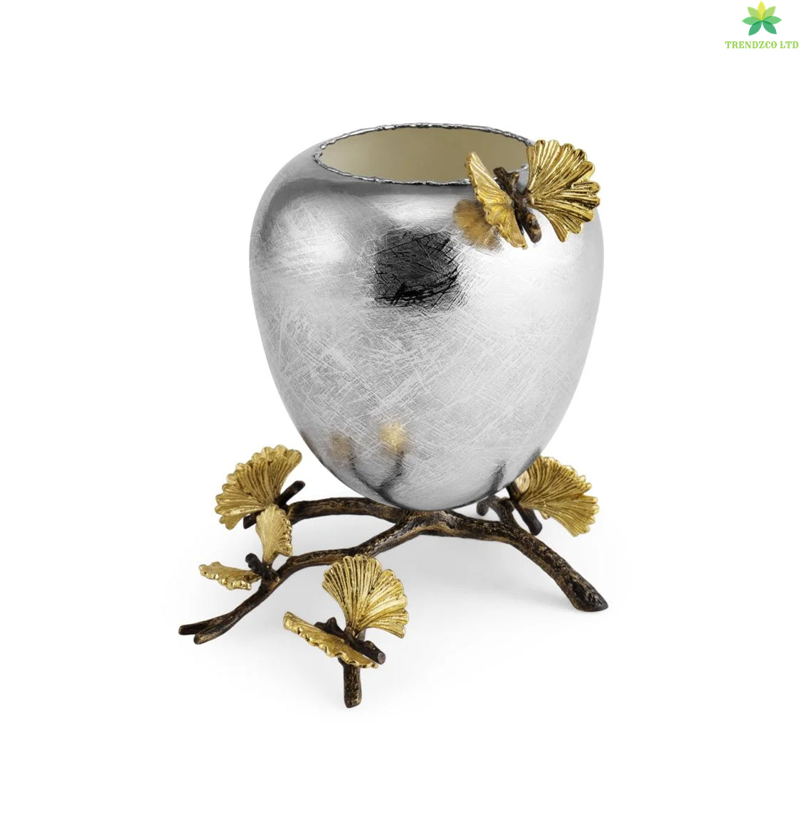 Butterfly Ginkgo Vase