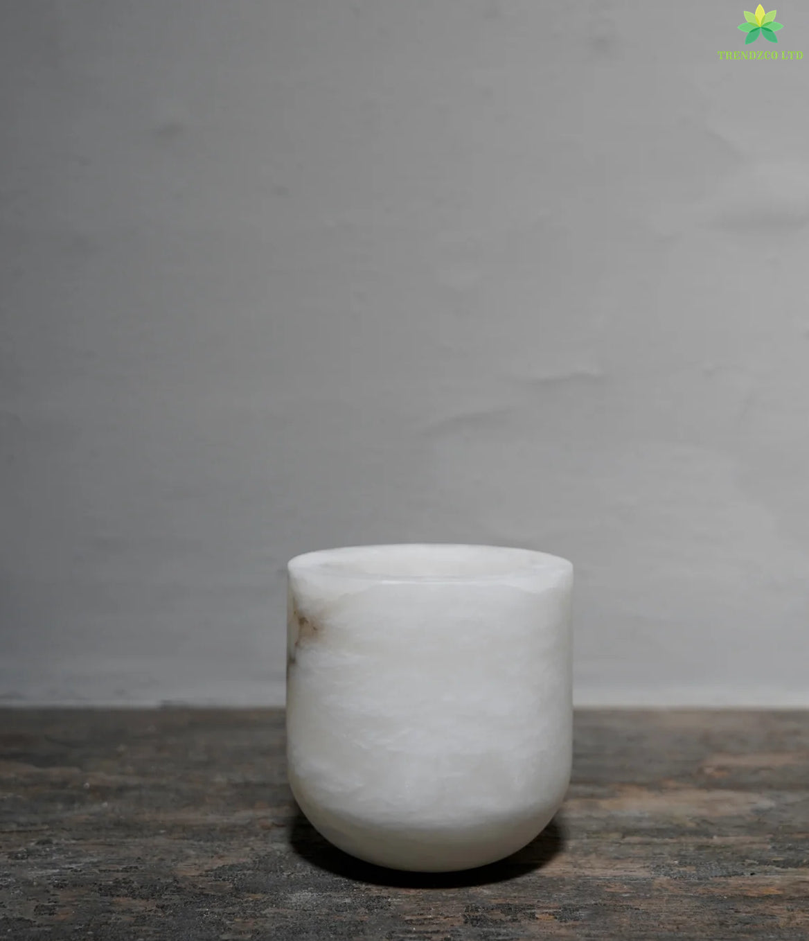 Alabaster jars (set of two)