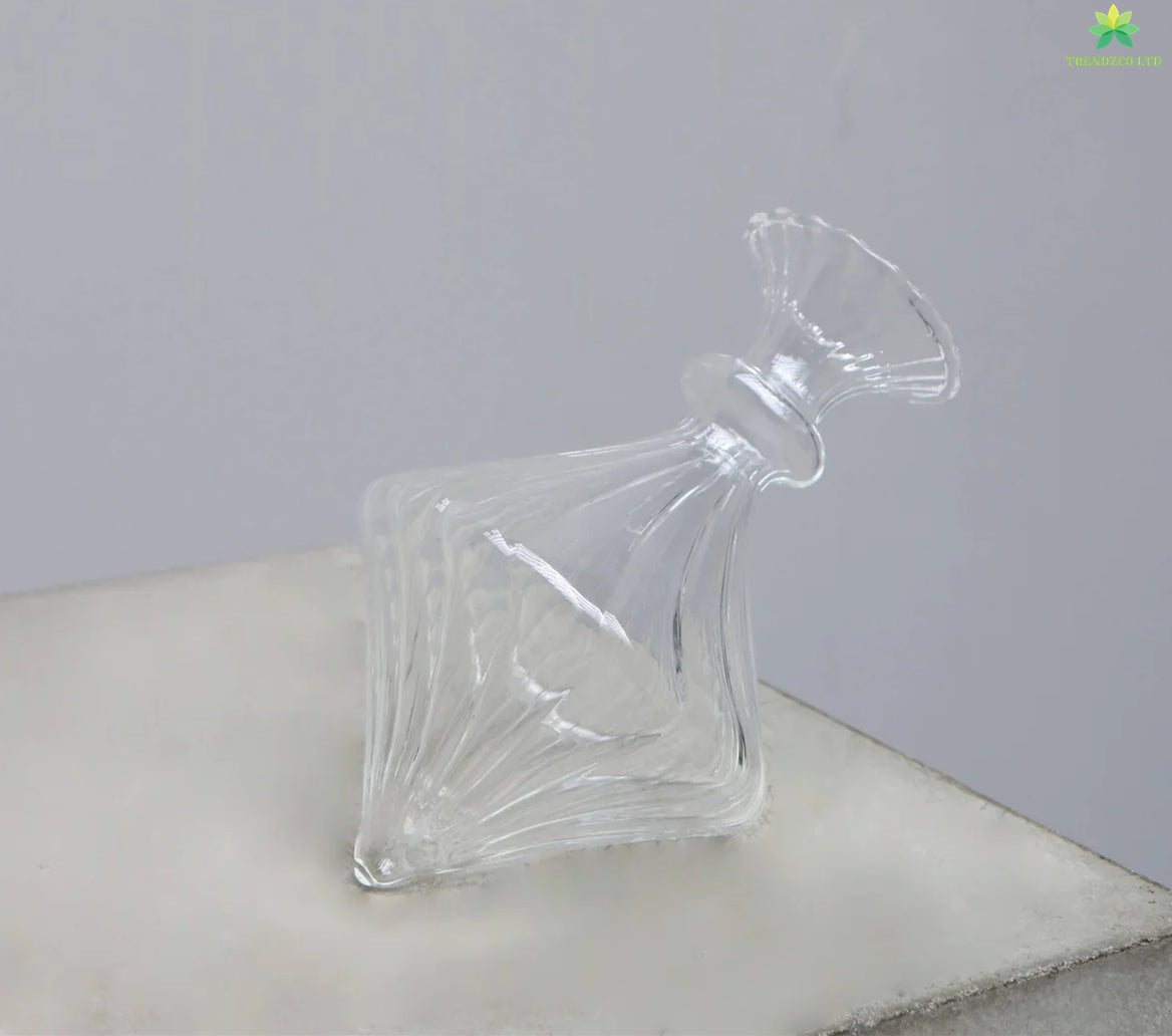 Slanted Glass Vase
