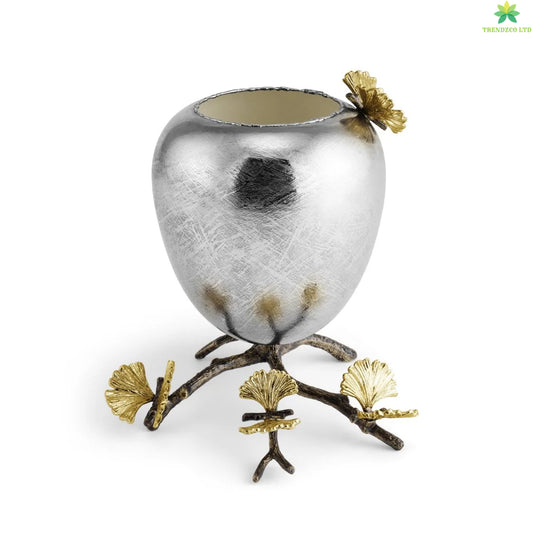 Butterfly Ginkgo Vase